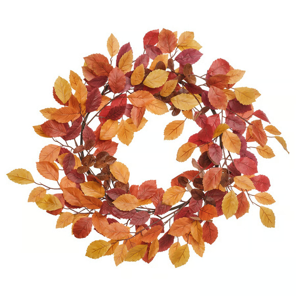 IKEA HÖSTAGILLE Artificial Wreath, Outdoor Mixed Colors, 23½" (706.003.48) NEW - Picture 1 of 2